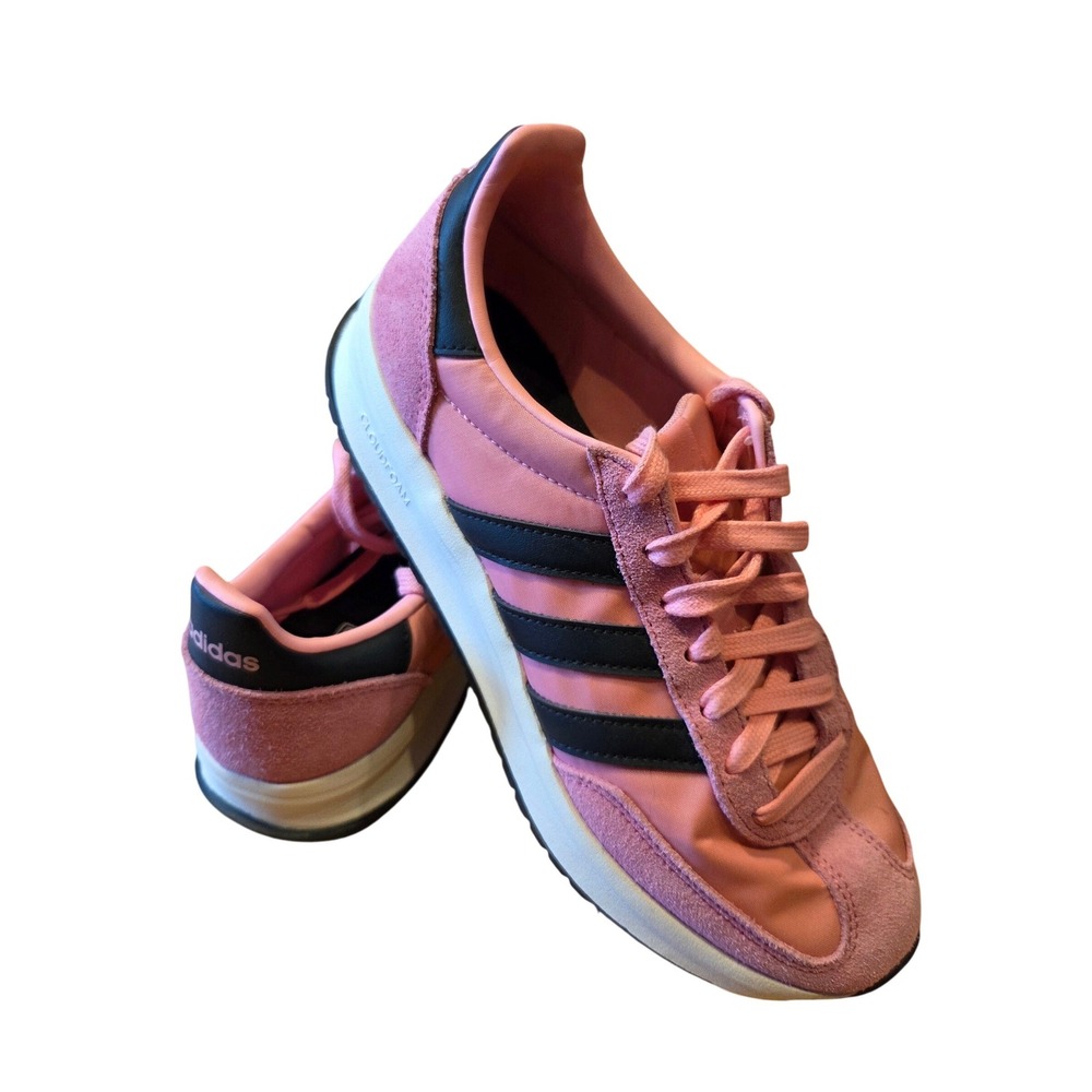 Adidas Run 70s 2.0 Shoes, Bliss Pink/Core Black/Pink Fusion, Excellent, Sz 8.5